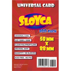 SLOYCA Koszulki Universal Card (58x88mm) 100 szt
